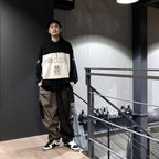 TBKB | FOCKER 連帽衫 #黑色/灰燼 [FW23-TBKB08]