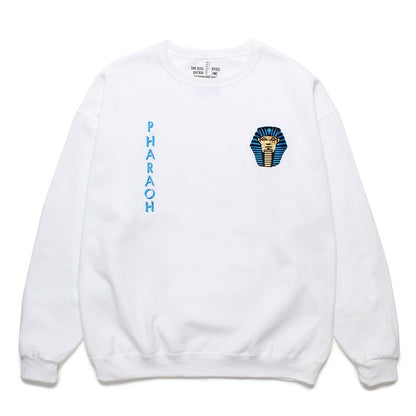 CREW NECK SWEAT SHIRT -TYPE 2- #WHITE [24SS-WMC-SS02]