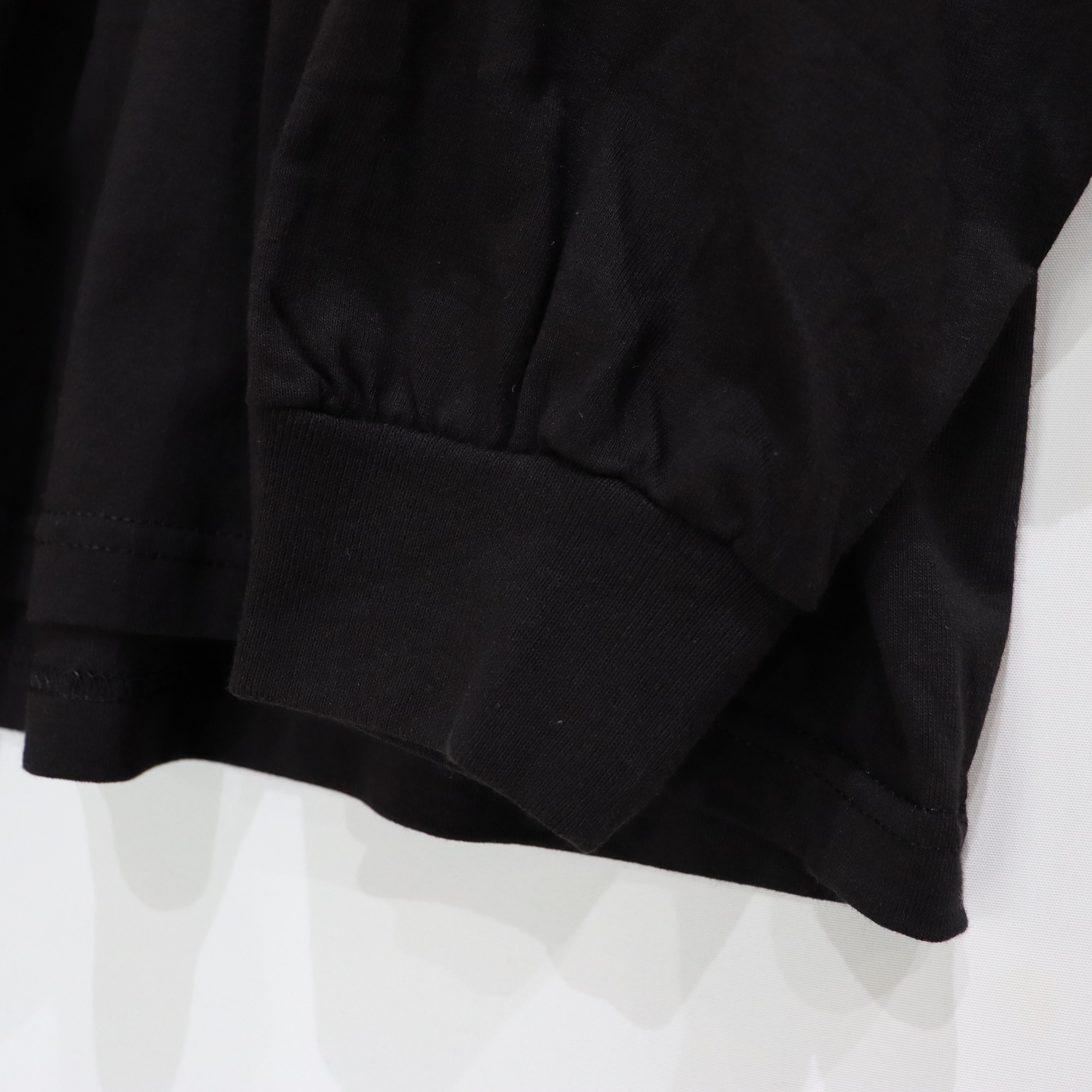 TIM LEHI | CREW NECK LONG SLEEVE T-SHIRT -TYPE 1- #BLACK [23FW-WMT-LT03]