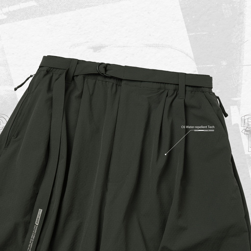 TBPR | "GMT-03P" Strap Baggy Slacks #BREWSTER GREEN [GOOPI-23AW-DEC-TBPR-05]