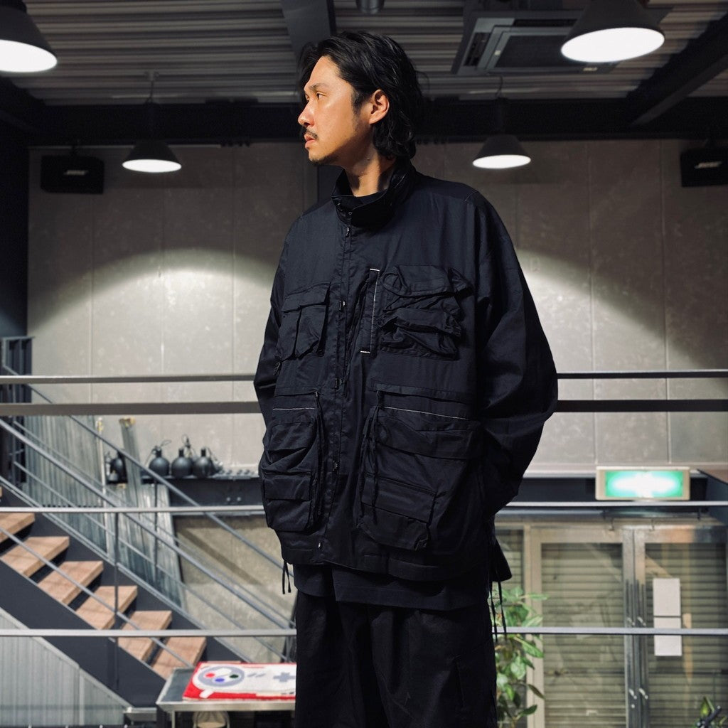 PIGMENT DYE UTILITY BLOUSON #NAVY [FPU08241U0001]