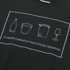 CONTAINER CREW NECK #BLACK [CES22CS05]