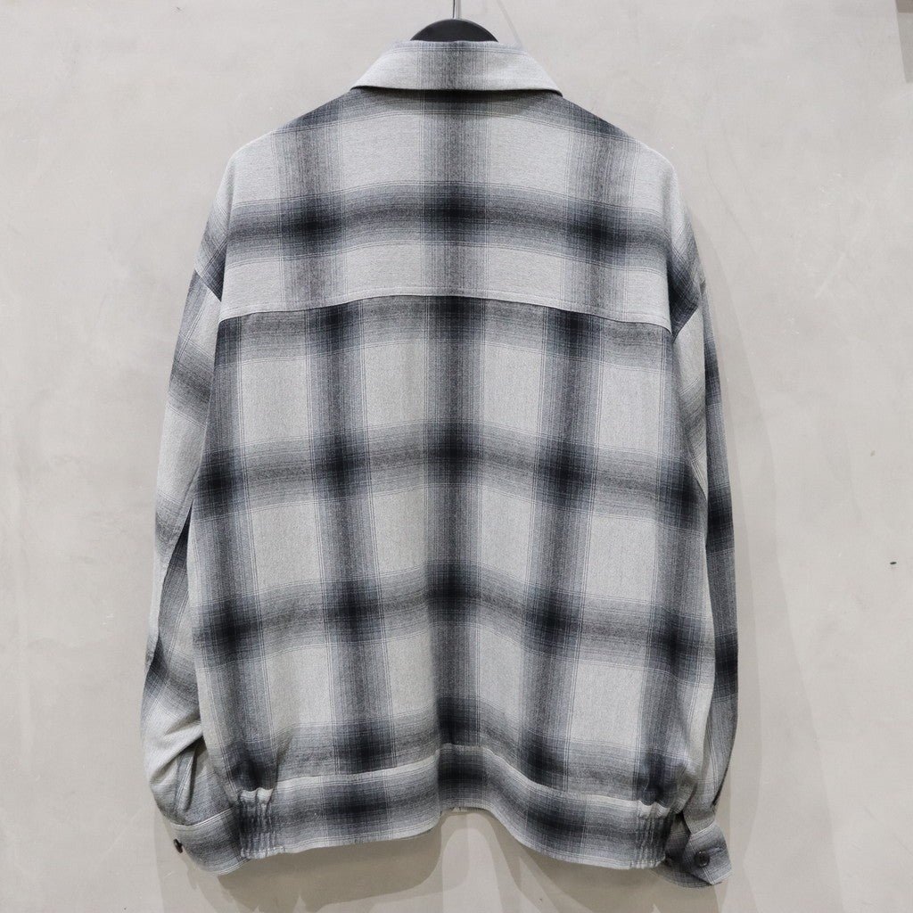 OMBRE CHECK 50'S JACKET -B- -TYPE 2- #GRAY [24SS-WMO-BL16]