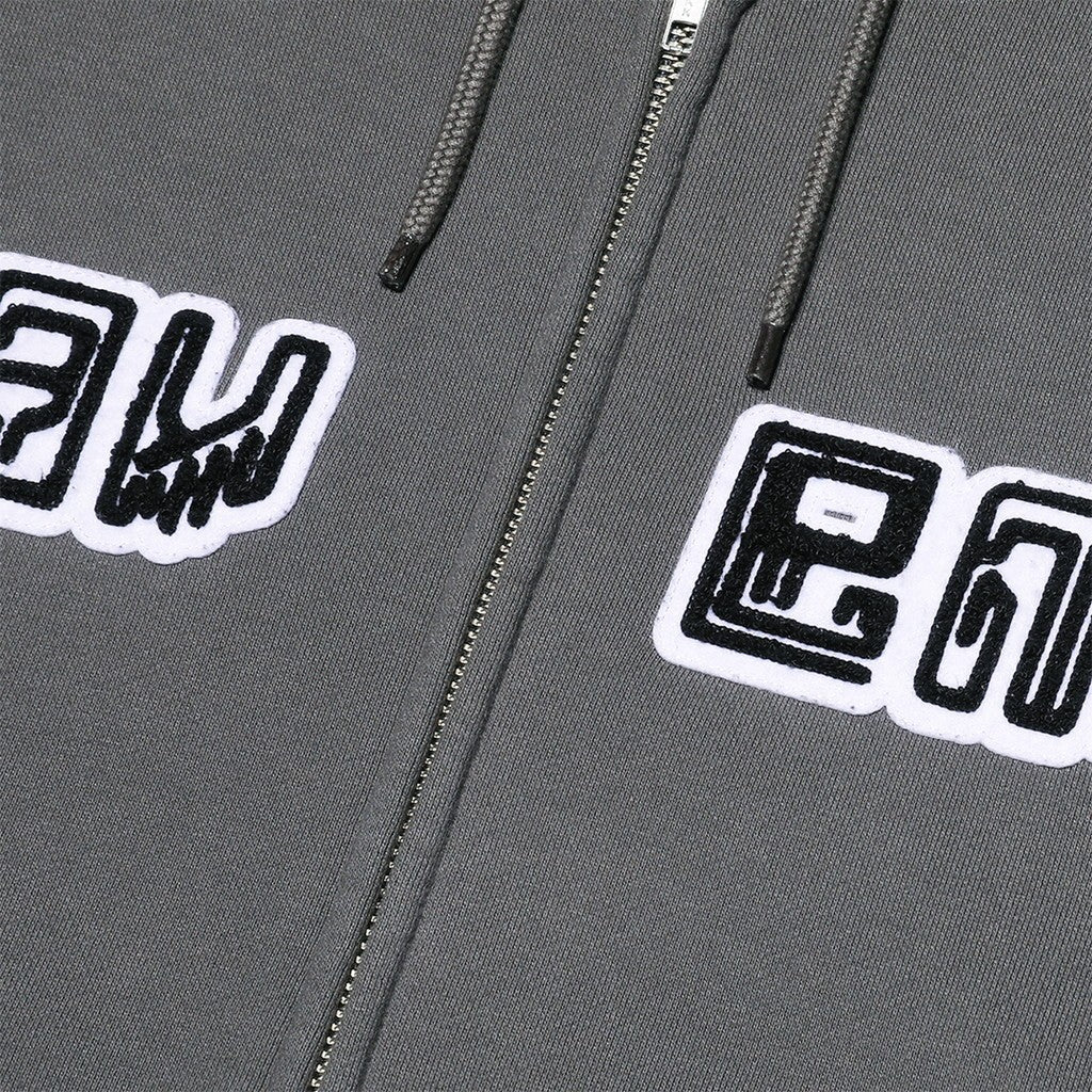 トップス C.E CAV EMPT CAV EMPT EMBROIDERY ZIP HOODY #CHARCOAL [CES25CS05] – cocorozashi