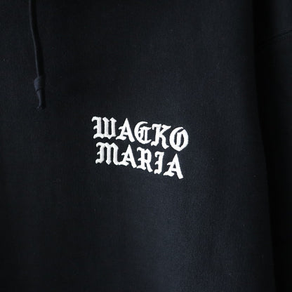 HEAVY WEIGHT PULLOVER HOODED SWEAT SHIRT -TYPE 2- #BLACK [24SS-WMC-SS05]