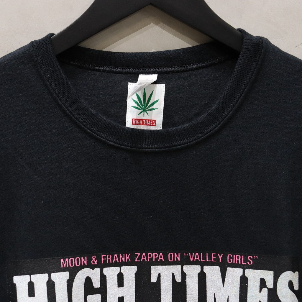 HIGHTIMES | 圓領運動衫 - 類型 1- #黑色 [HIGHTIMES-WM-SS09]