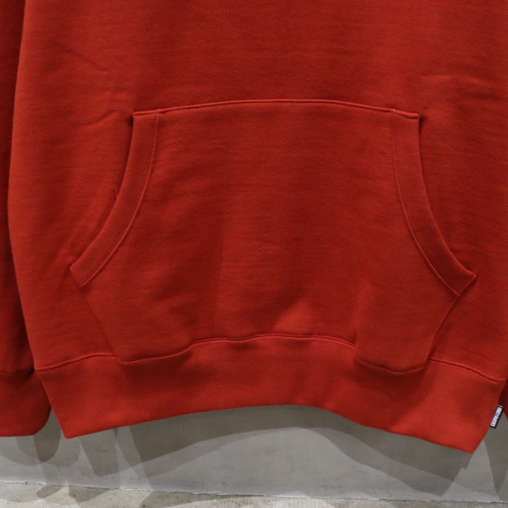 厚重套頭連帽衛衣 - 型號 3- #RED [24SS-WMC-SS08]