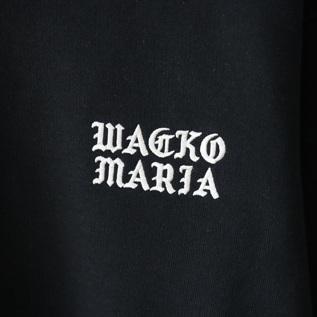 HEAVY WEIGHT CREW NECK SWEAT SHIRT -TYPE 2- #BLACK [24SS-WMC-SS07]