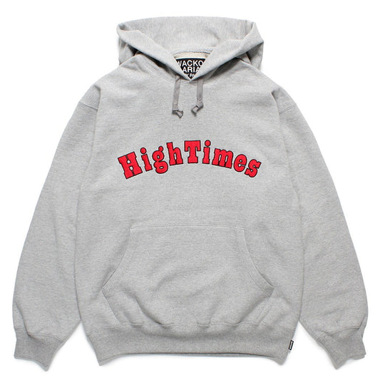 HIGHTIMES | HEAVY WEIGHT PULLOVER HOODED SWEAT SHIRT -TYPE 1- #GRAY [HIGHTIMES-WM-SS11]