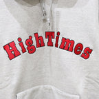 HIGHTIMES | HEAVY WEIGHT PULLOVER HOODED SWEAT SHIRT -TYPE 1- #GRAY [HIGHTIMES-WM-SS11]