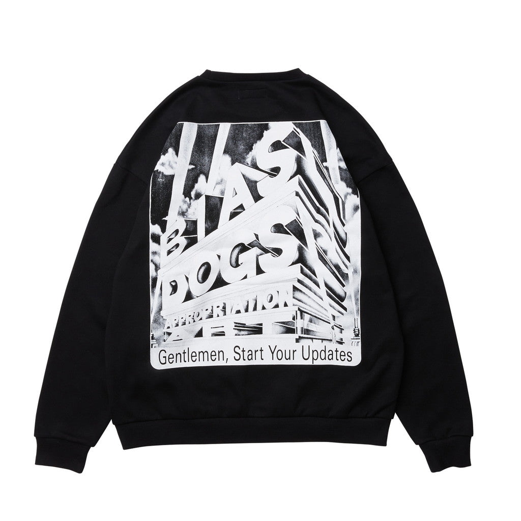 BIAS DOGS | Max Machine CREW SWEAT #BLACK [23FW-BD04]