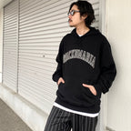 MIDDLE WEIGHT PULLOVER HOODED SWEAT SHIRT -TYPE 1- #BLACK [24SS-WMC-SS12]
