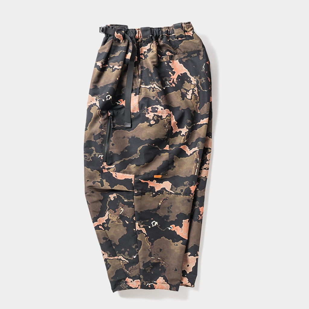 RIPSTOP BALLOON CARGO PANTS #ORANGE CAMO [SS24-B01]