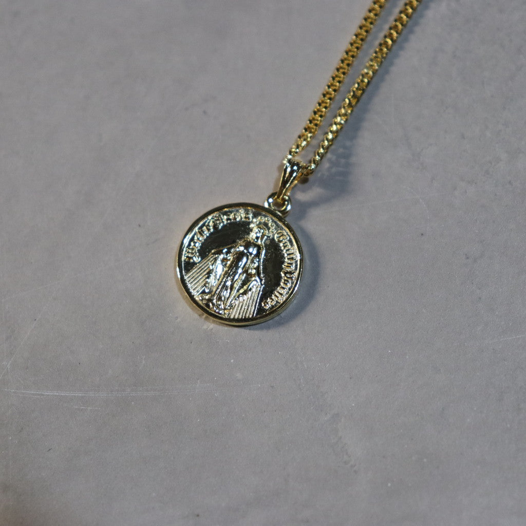 COIN NECKLACE -TYPE 2- #GOLD [WMGP-NL05]