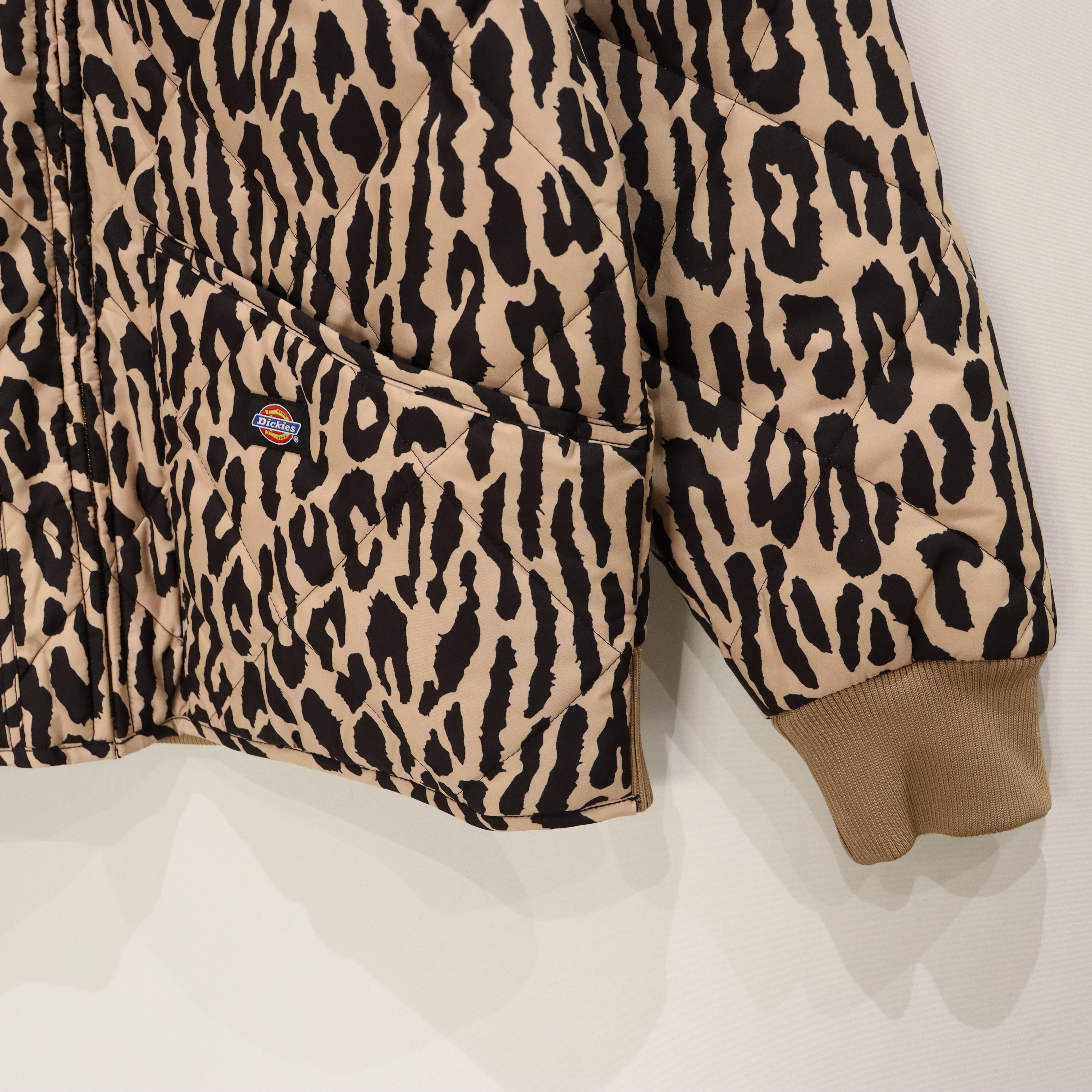 DICKIES | LEOPARD QUILTED JACKET #BEIGE [DICKIES-WM-BL09]