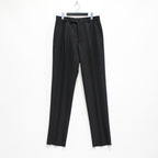 PLEATED TROUSERS -TYPE 2- #BLACK [23FW-WMP-TR02]