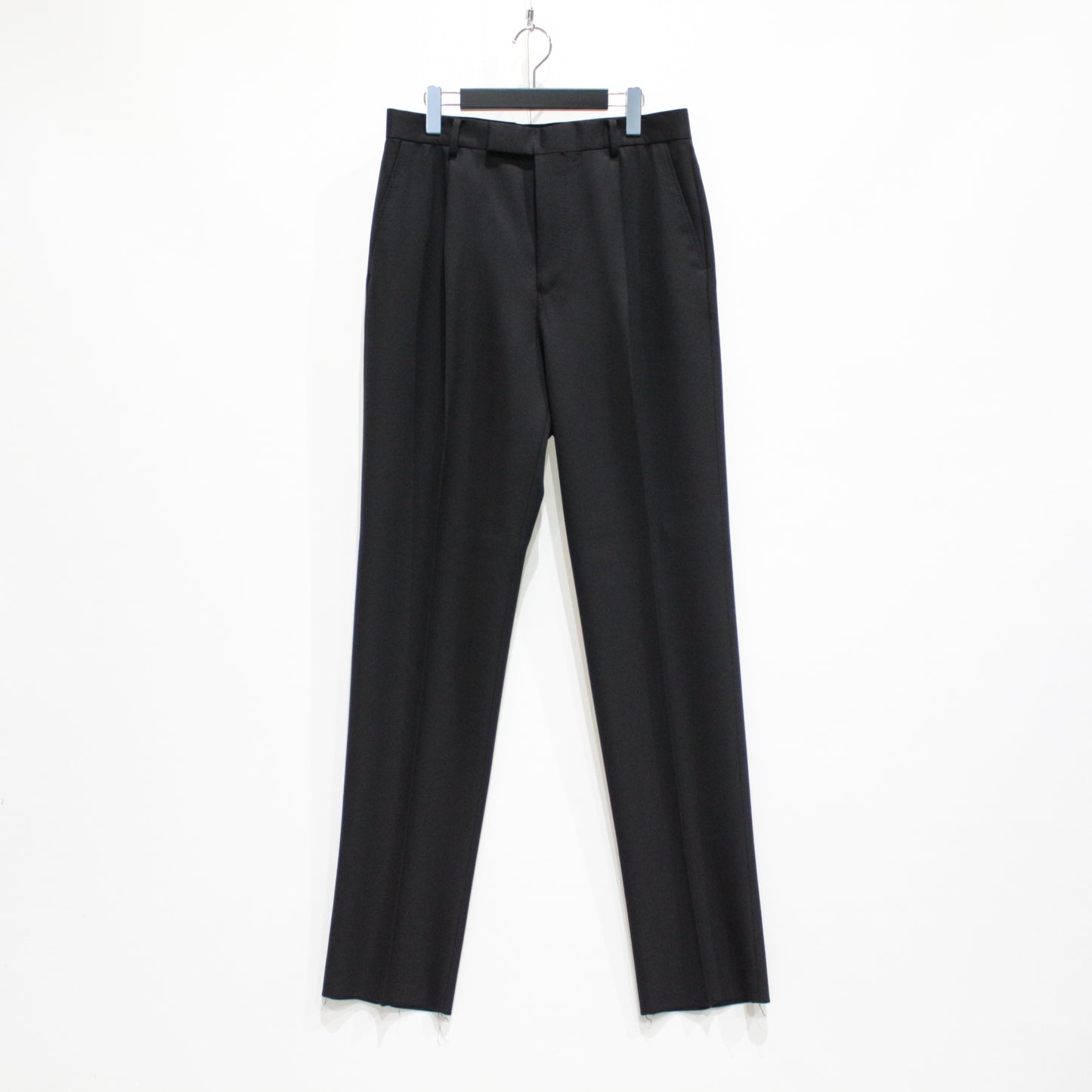 PLEATED TROUSERS -TYPE 2- #BLACK [23FW-WMP-TR02]