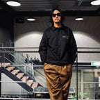 JIRO KONAMI | COACH JACKET - TYPE 2 - #BLACK [JIROKONAMI-WM-BL02]