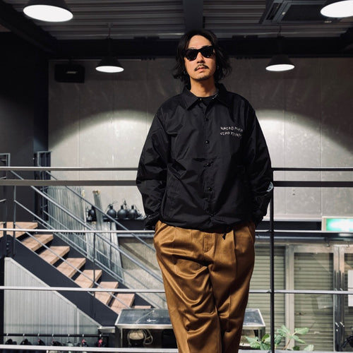 JIRO KONAMI | COACH JACKET - TYPE 2 - #BLACK [JIROKONAMI-WM-BL02 