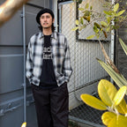 OMBRE CHECK 50'S JACKET -B- -TYPE 2- #GRAY [24SS-WMO-BL16]