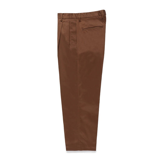 DOUBLE PLEATED CHINO TROUSERS #BROWN [24SS-WMP-PT10]