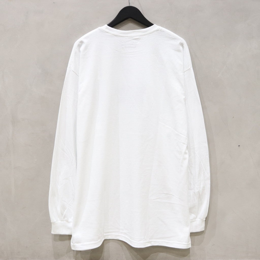 CREW NECK LONG SLEEVE T-SHIRT #WHITE [24SS-WMT-LT01]