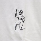 WASHED HEAVY WEIGHT CREW NECK T-SHIRT -TYPE 3- #WHITE [24SSE-WMT-WT03]