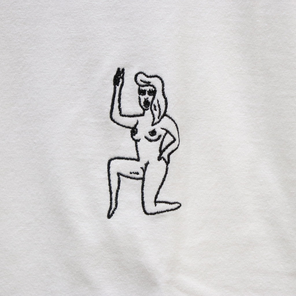 WASHED HEAVY WEIGHT CREW NECK T-SHIRT -TYPE 3- #WHITE [24SSE-WMT-WT03]