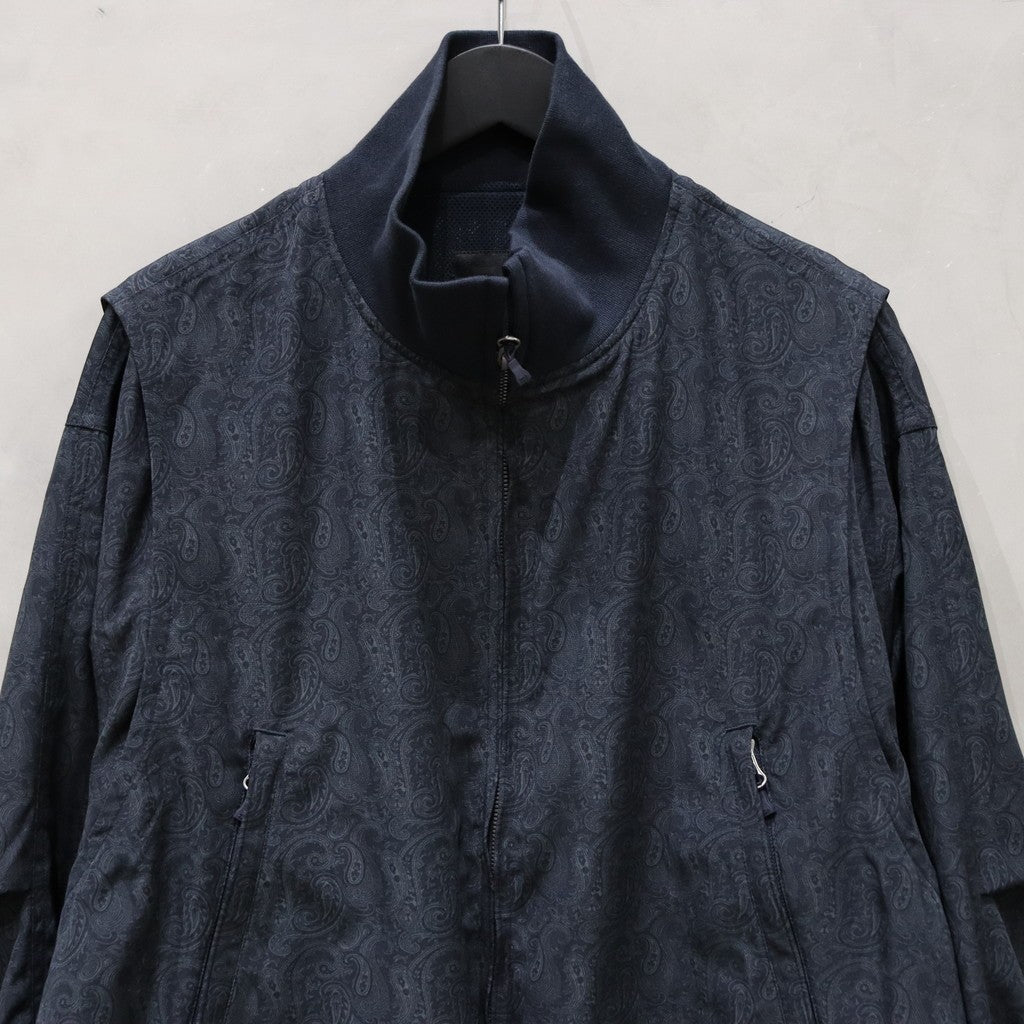 科技軍裝甲板夾克佩斯利 #D-海軍藍 [BJ-32024]