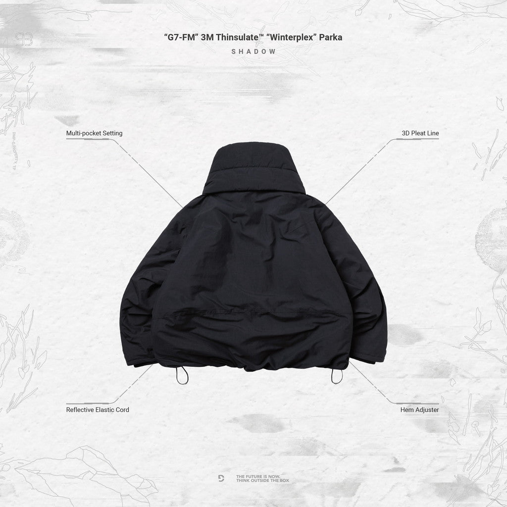 「G7-FM」3M 新雪麗 -Winterplex- 派克大衣 #SHADOW [GOOPI-23AW-DEC-02]