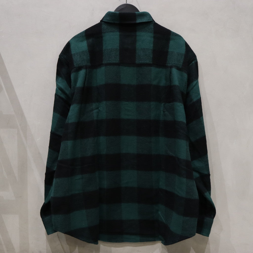 FLANNEL REGULAR COLLAR SHIRT -TYPE 1- #GREEN [24SSE-WMS-RC01]