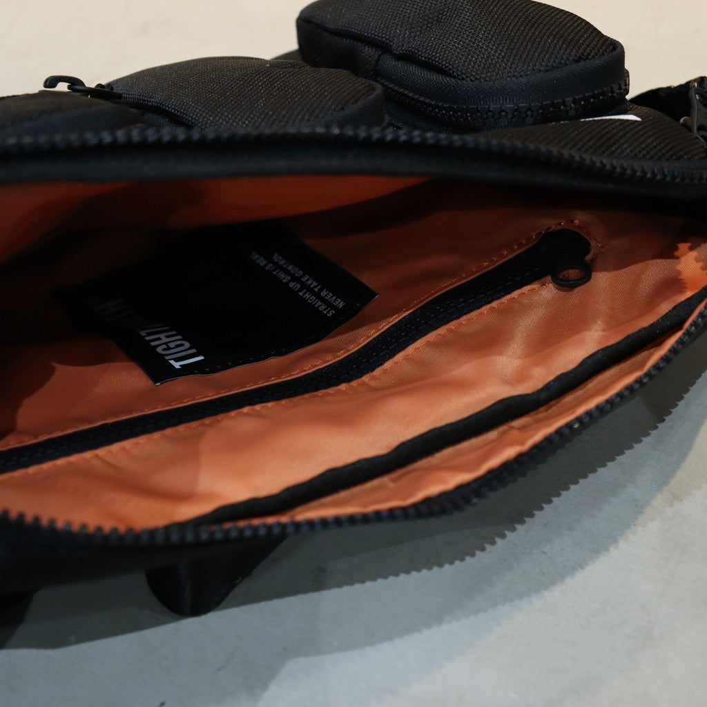 TRIPLE POCKET SACOCHE #BLACK [FW23-A03]