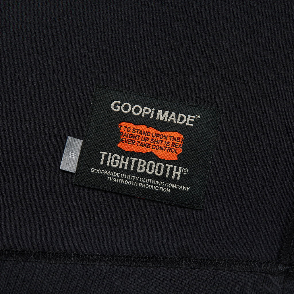 TBPR | 「GMT-01T」 Super Wide Logo Tee #BLACK [GOOPI-23AW-DEC-TBPR