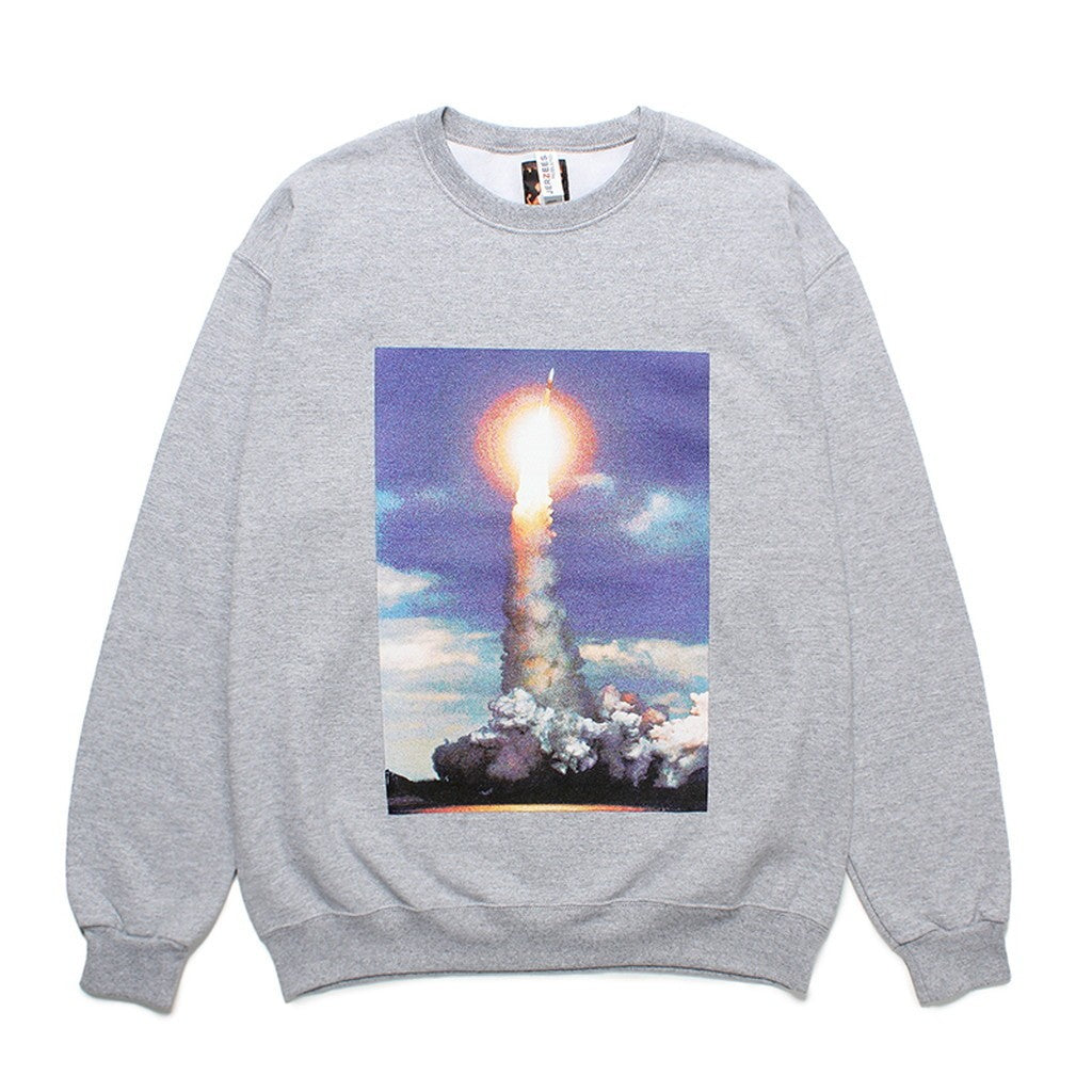 JIRO KONAMI | CREW NECK SWEAT SHIRT - TYPE 1 - #GRAY [JIROKONAMI-WM-SS01]