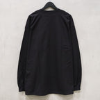 CREW NECK LONG SLEEVE T-SHIRT #BLACK [24SS-WMT-LT01]