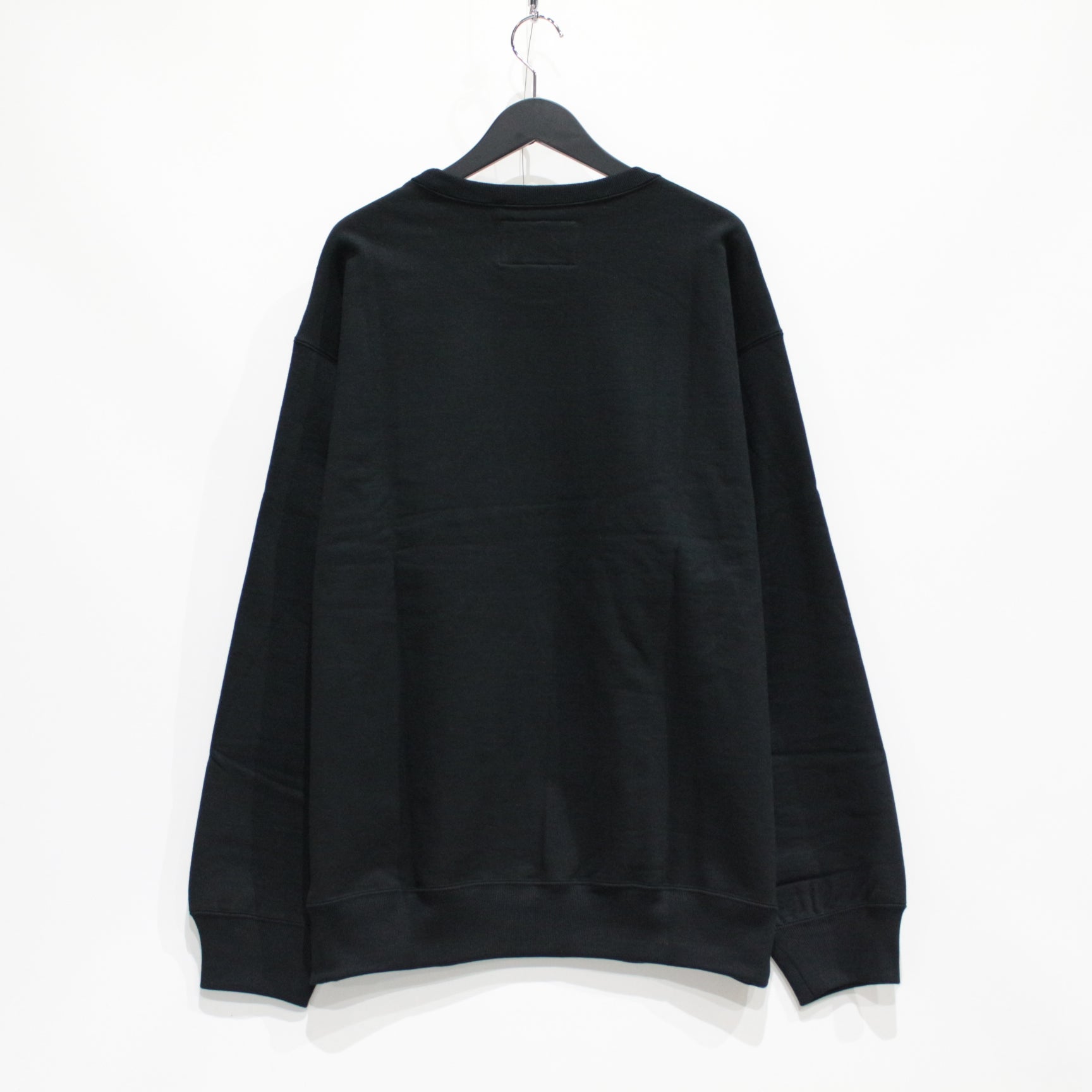 HEAVY WEIGHT CREW NECK SWEAT SHIRT -TYPE 3- #BLACK [23FW-WMC-SS06]