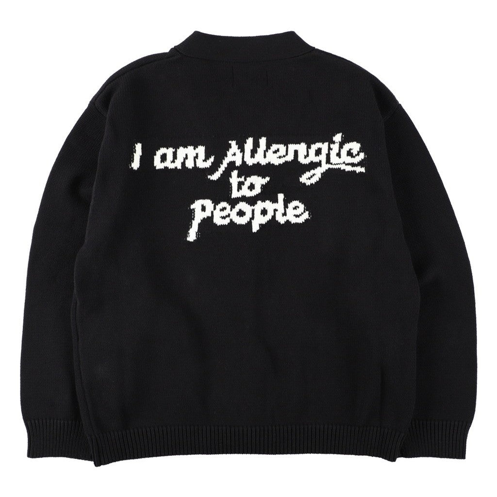 我對 PeopleKnit 開襟衫 #BLACK 過敏 [SC2410-KN01]