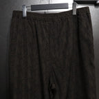 TECH EASY 佩斯利圖案長褲 #棕色 [BP-53024]