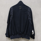 科技軍裝甲板夾克佩斯利 #D-海軍藍 [BJ-32024]