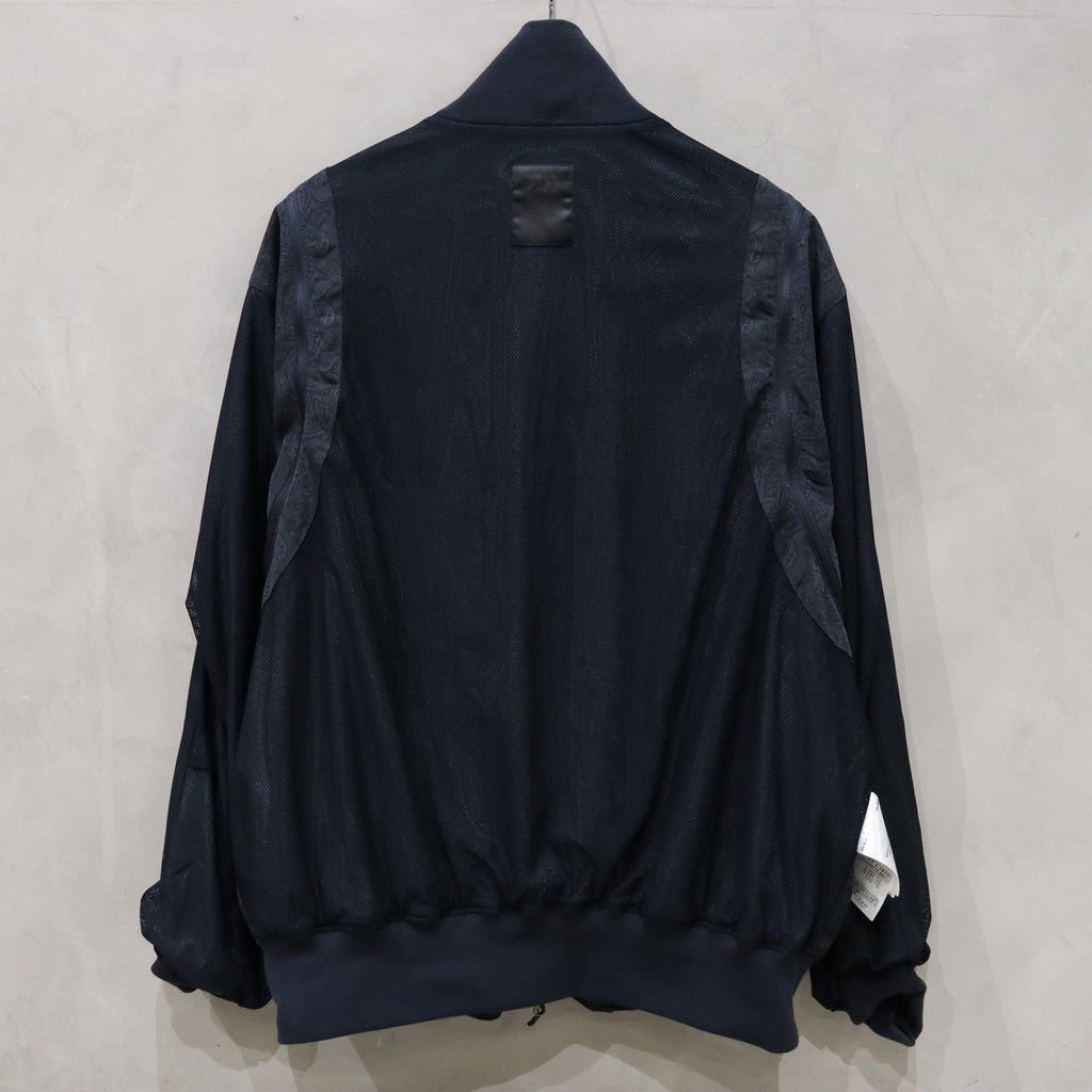 科技軍裝甲板夾克佩斯利 #D-海軍藍 [BJ-32024]