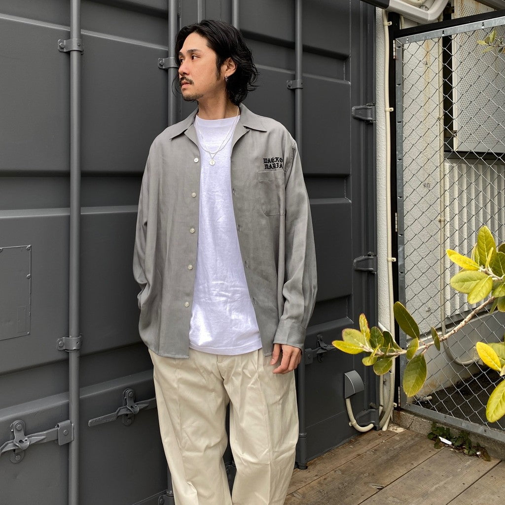 50 吋長袖襯衫 - 型號 1- #灰色 [24SS-WMS-OC06]