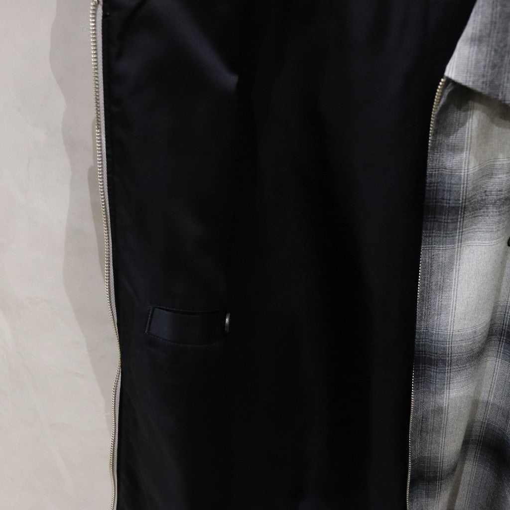 OMBRE CHECK 50'S JACKET -B- -TYPE 2- #GRAY [24SS-WMO-BL16]