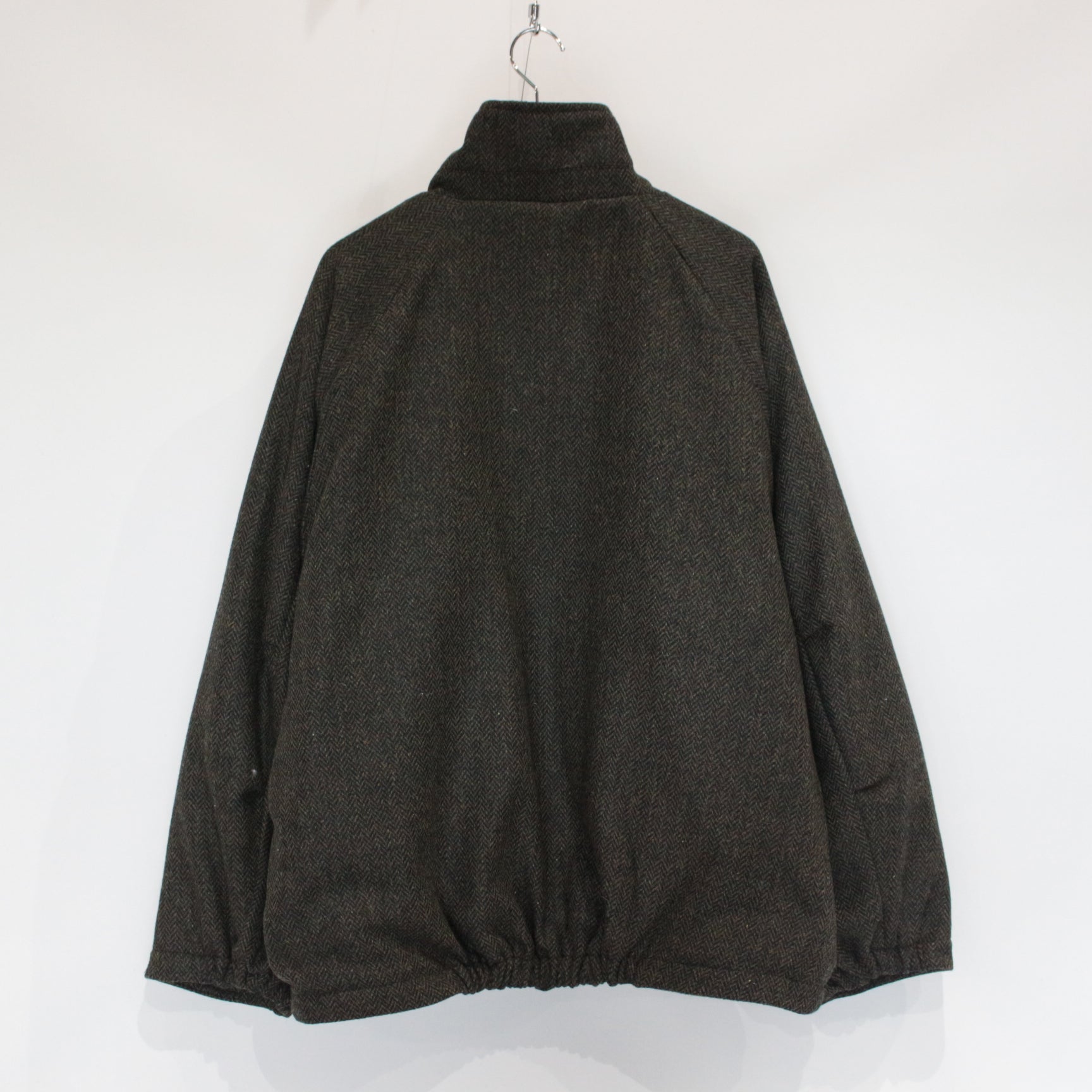 TWEED PUFFY JKT #OLIVE [FW23-JK03]