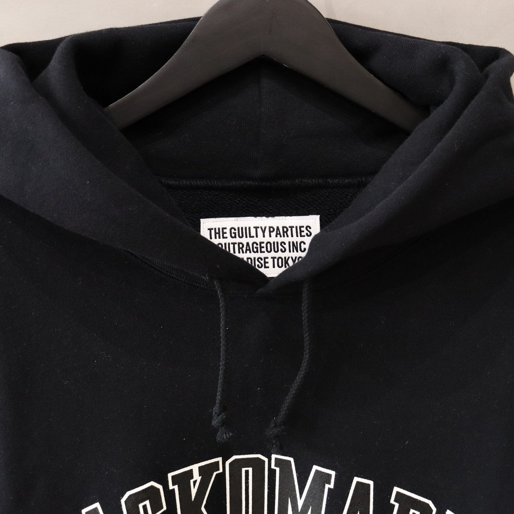 MIDDLE WEIGHT PULLOVER HOODED SWEAT SHIRT -TYPE 1- #BLACK [24SS-WMC-SS12]