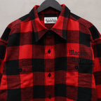 法蘭絨常規領襯衫 - 類型 2- #RED [24SSE-WMS-RC02]