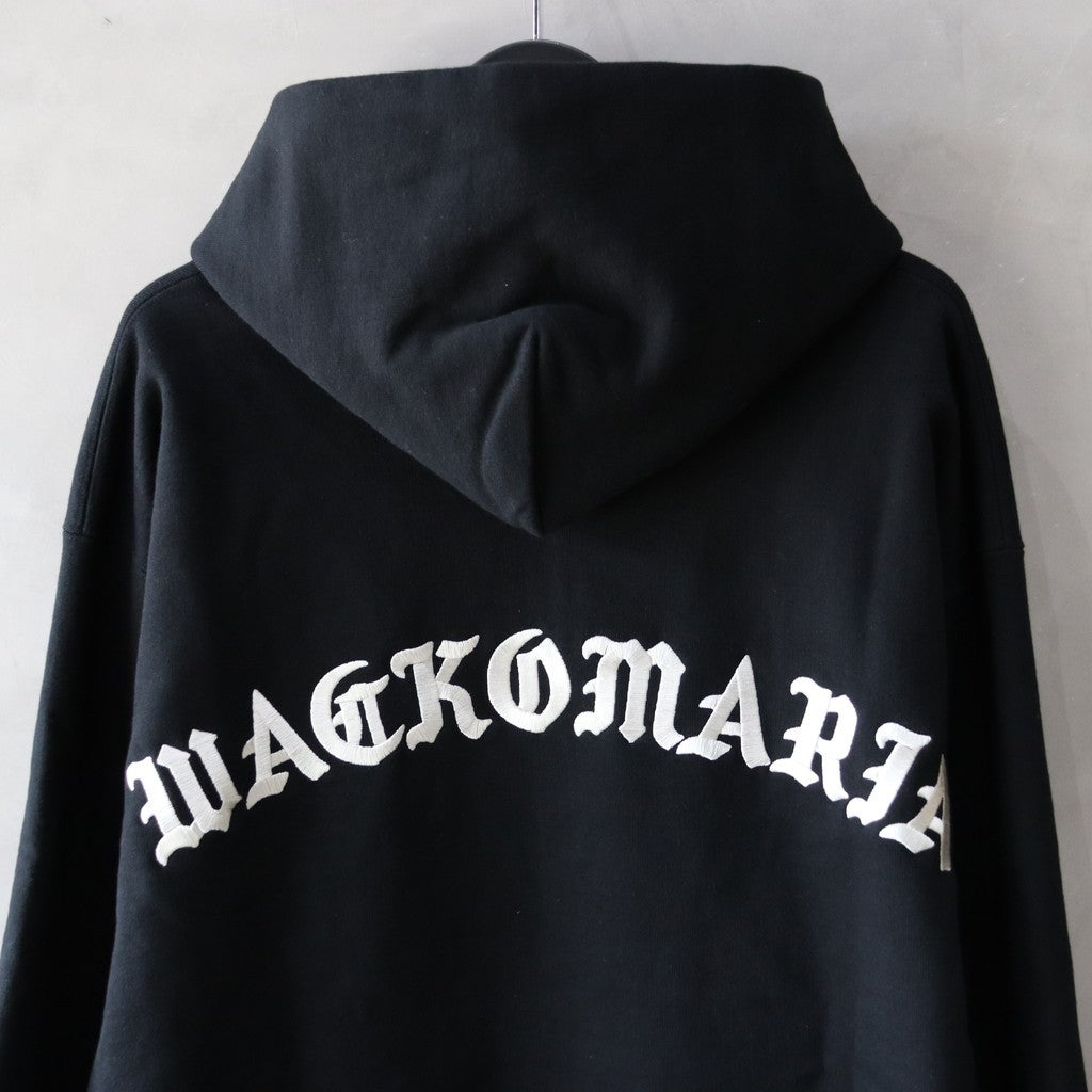 HEAVY WEIGHT PULLOVER HOODED SWEAT SHIRT -TYPE 2- #BLACK [24SS-WMC-SS05]