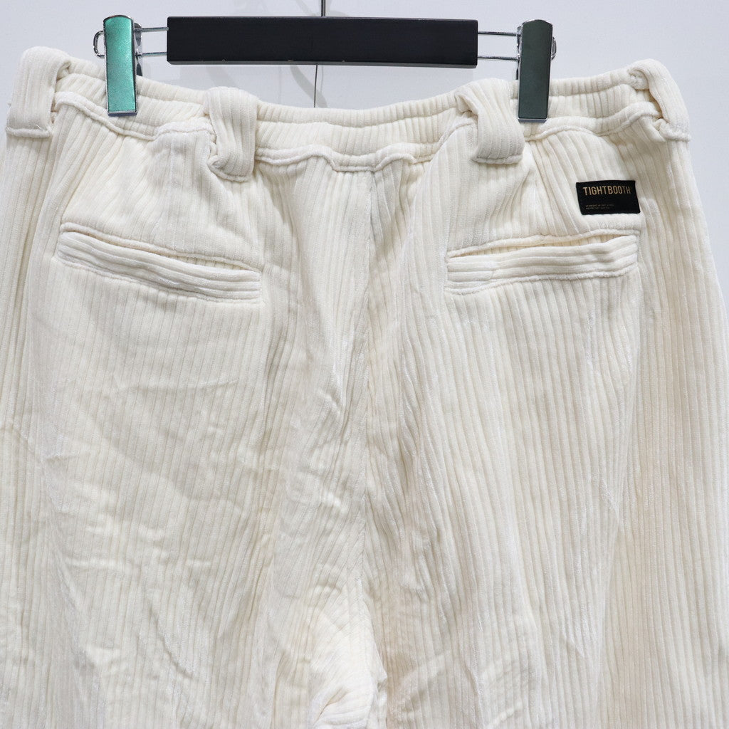 KNIT CORD BALLOON PANTS #WHITE [FW23-B08]