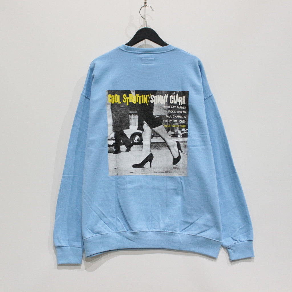 BLUE NOTE | CREW NECK SWEAT SHIRT -TYPE 2- #BLUE [BLUENOTE-WM-SS06]