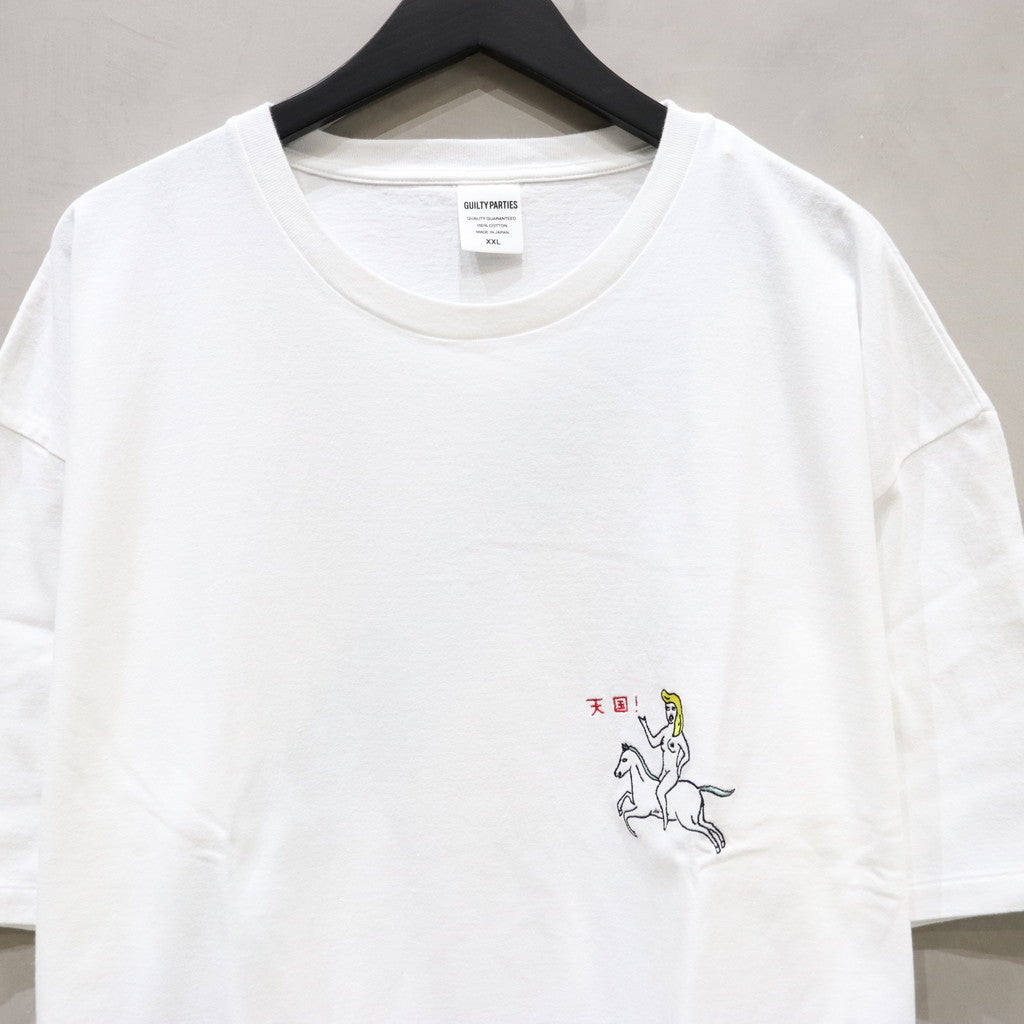 WASHED HEAVY WEIGHT CREW NECK T-SHIRT -TYPE 2- #WHITE [24SSE-WMT-WT02]