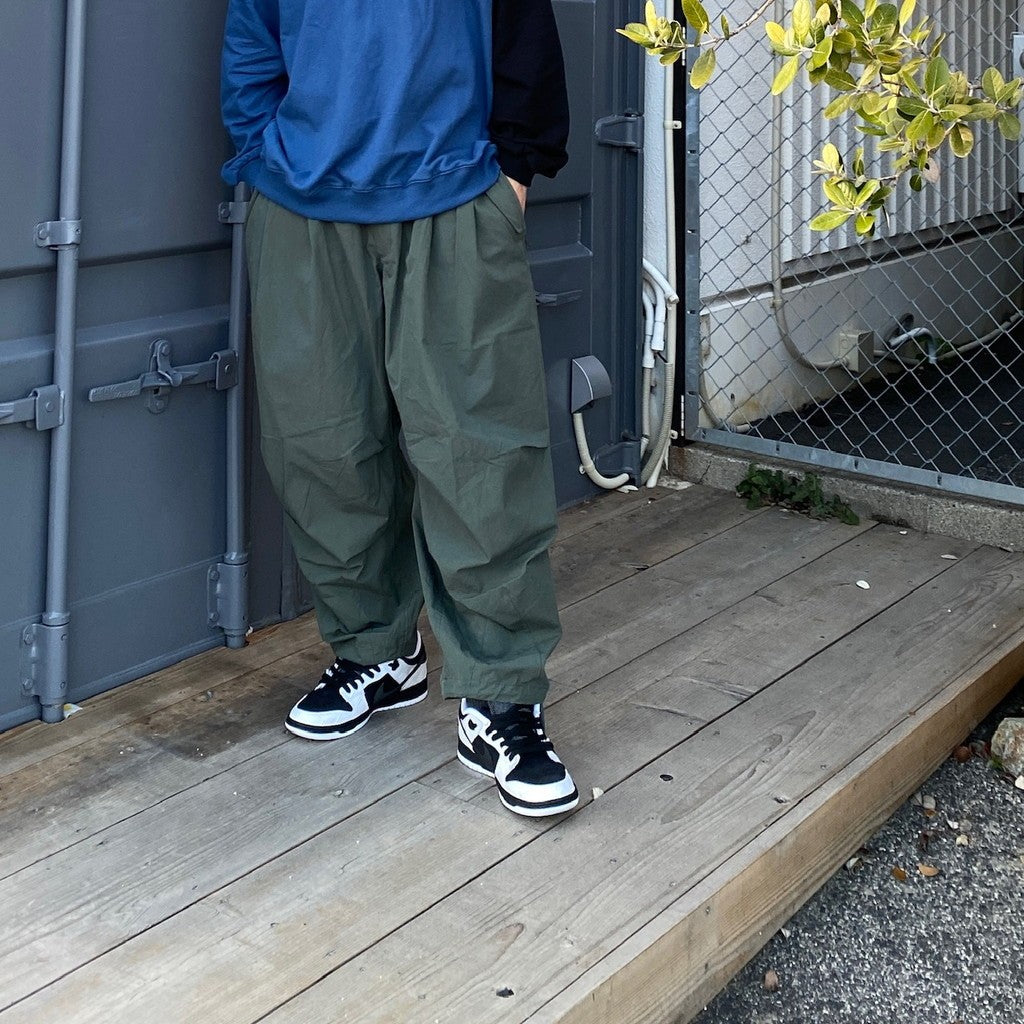 SNOW BALLOON PANTS #OLIVE [SS24-B06]